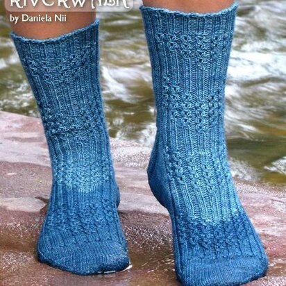 Riverwalk Socks - knitting pattern