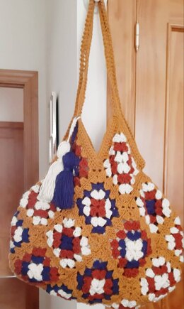 Granny square tote bag #3