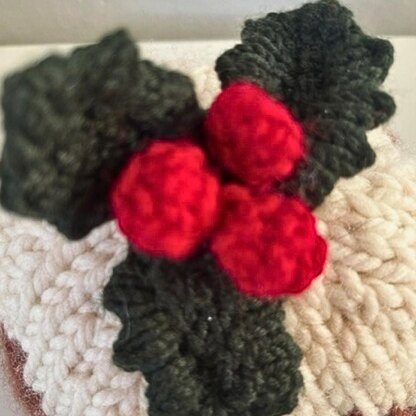 Easy Christmas Pudding Hat