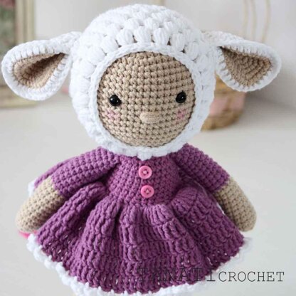 Crochet Pattern of DOLL - Lamb