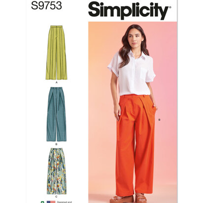 Simplicity Misses' Pants S9753 - Sewing Pattern
