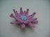 CROCHET 3D FLOWER BROOCH