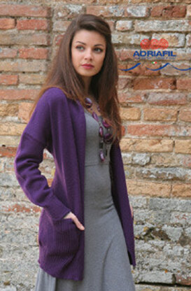 Flora Cardigan in Adriafil Avantgarde- Downloadable PDF