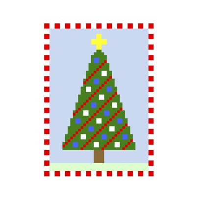 Christmas Tree Graphgran & written colour changes