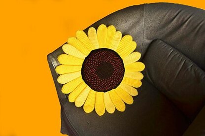 Sunflower Pillow Crochet Pattern, Sunflower Crochet Pattern