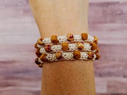 Rustic Wrap Bracelet