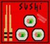 Sushi Vibes Overlay Mosaic Square