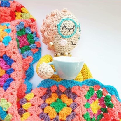 Nancy. Granny Square Doll