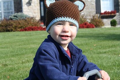 Crochet Bear Beanie