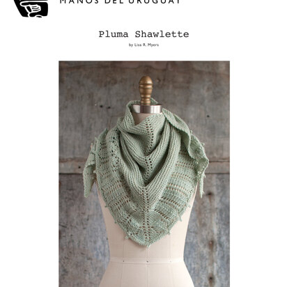 Pluma Shawlette in Manos del Uruguay Silk Blend Fino