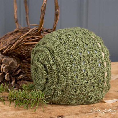 Rosemary Green Baby Bonnet