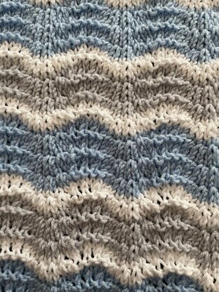 Wave Carseat Baby Blanket
