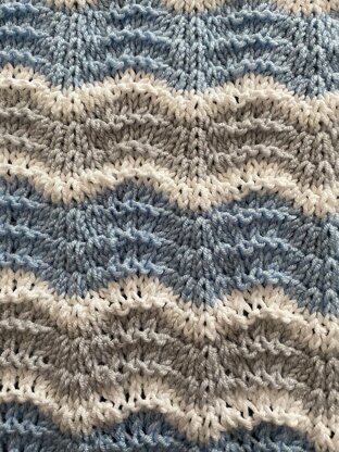 Wave Carseat Baby Blanket