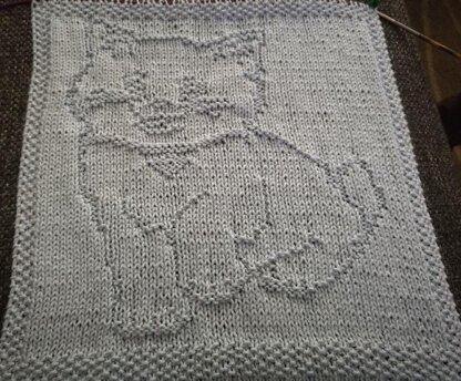 Kat/Cat Dishcloth/Serviet/Karklud