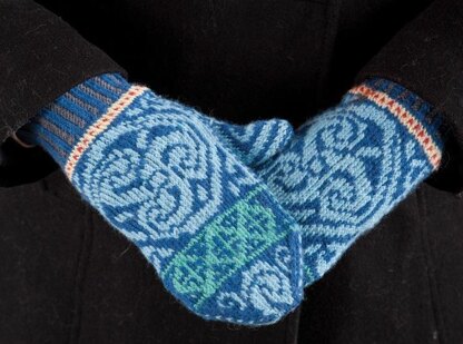 Celtic Medallion Mittens