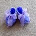 Lavender Bootees