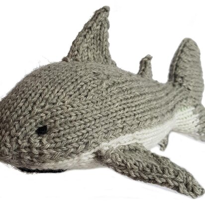 Shark - knitting pattern