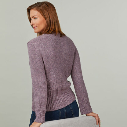 1382 Ponkan - Sweater Knitting Pattern for Women in Valley Yarns Peru