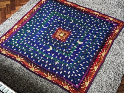 Sun, Moon & Stars blanket
