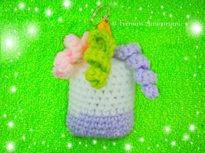 Crochet pattern unicorn keychain