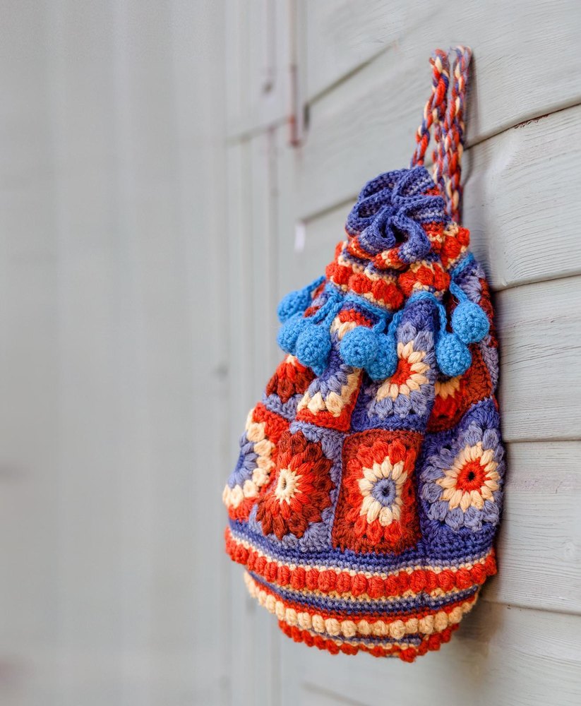 Crochet Duffle Bag Crochet pattern by Sue Maton