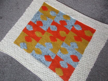 Jigsaw Pieces Buggy Blanket