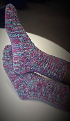 Waffle Stitch Socks