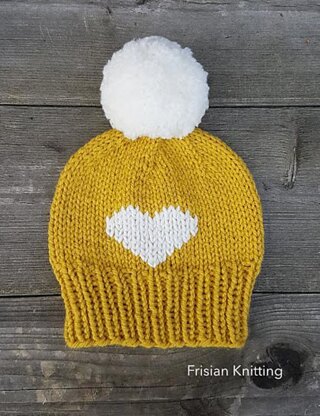 Heart beanie