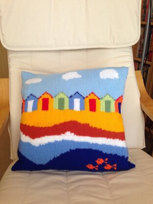 Beach Hut cushion