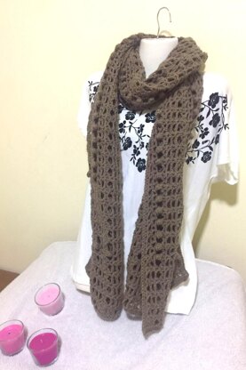 Rectangular Popcorn Shawl