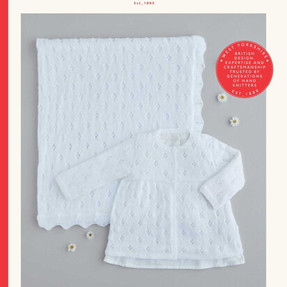 Shawl & Matinee Jacket in Sirdar Snuggly 2 Ply - 5468 - Downloadable PDF