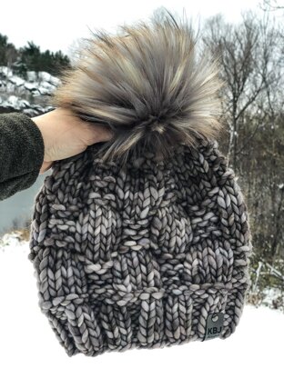 Knit Checkerboard Slouch