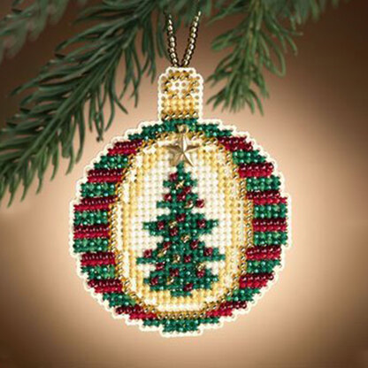 Mill Hill Golden Tannenbaum Cross Stitch Kit - 6cm x 7cm