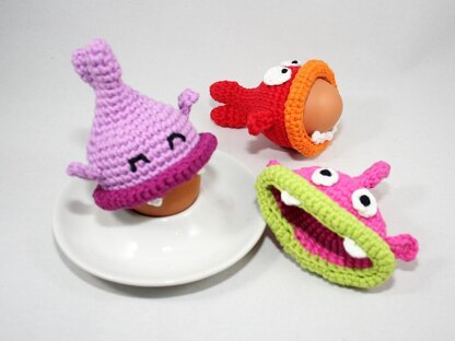 Egg Cozies - Hungry Fishes - Amigurumi