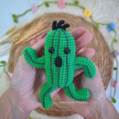 Cactuar amigurumi crochet pattern