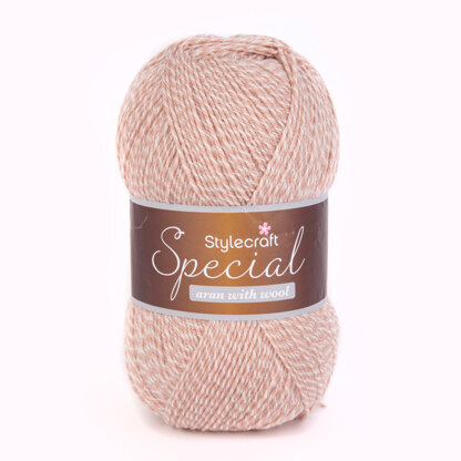 Stylecraft Special Aran with Wool - Marl shades 7042 Pink Marl