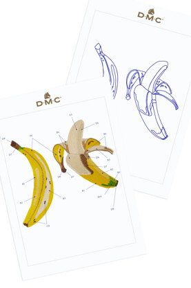 Bananas in DMC - PAT0502 - Downloadable PDF