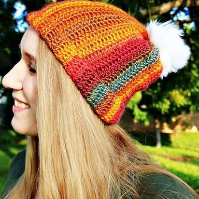 Sunset Striped Hat