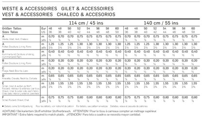 Burda Vest & Accessories Sewing Pattern B3403 - Paper Pattern, Size ONE SIZE