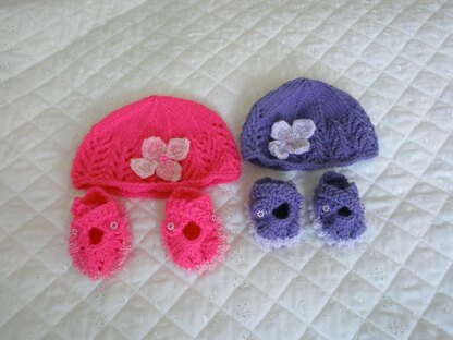 Knitting pattern Dolls 17-22", 0-3 Month Baby, Dress, Cardigan, Hat and Shoes