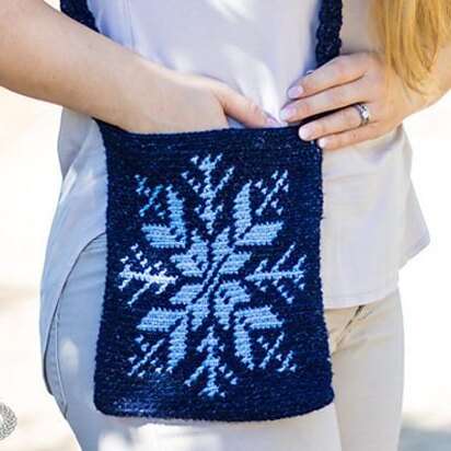 Snowflake Tapestry Bag