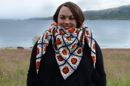 Ferris Wheel Granny Square Shawl