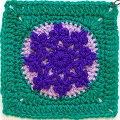 Rose Cleveland Afghan Square