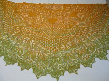 Home on the Range Lace Shawl