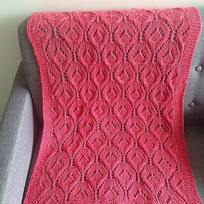 Bubble Gum Blanket - knitting pattern