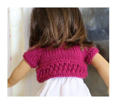 18" Doll Cropped Sweater