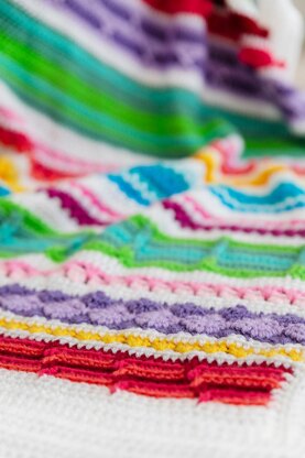 Rainbow Sampler Blanket 2