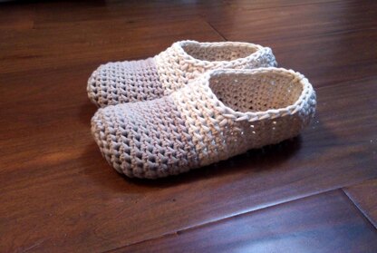 T shirt yarn discount crochet slippers pattern