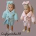 Doll Robe Spa Set Crochet Pattern – Spa Bathrobe Outfit For 18Inch Dolls