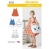 Simplicity Child's Easy-to-Sew Sundress and Kitty Tote 8102 - Paper Pattern, Size A (3-4-5-6-7-8)
